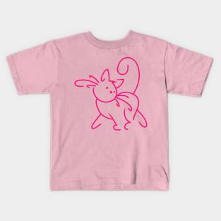 Essentially cat 3 pink Kids T-Shirt